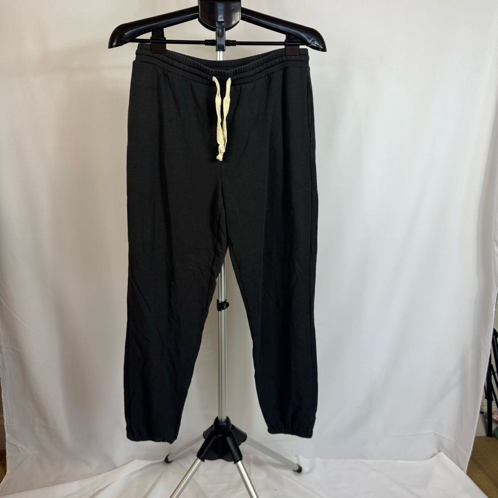 Madewell MWL Superbrushed Easygoing Sweatpants Women’s Small Black Jogger Lounge